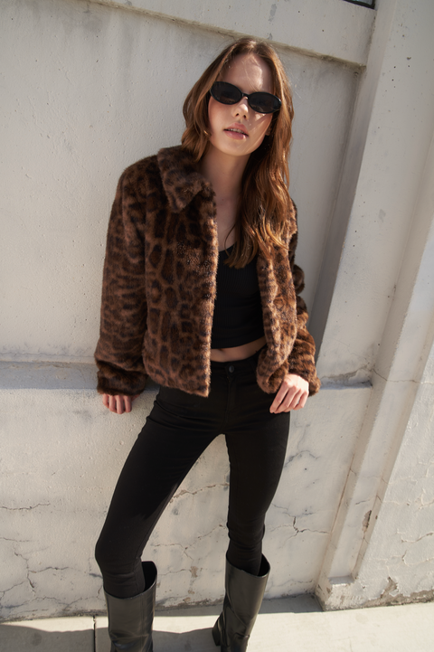 WILD FAME FAUX LEATHER JACKET