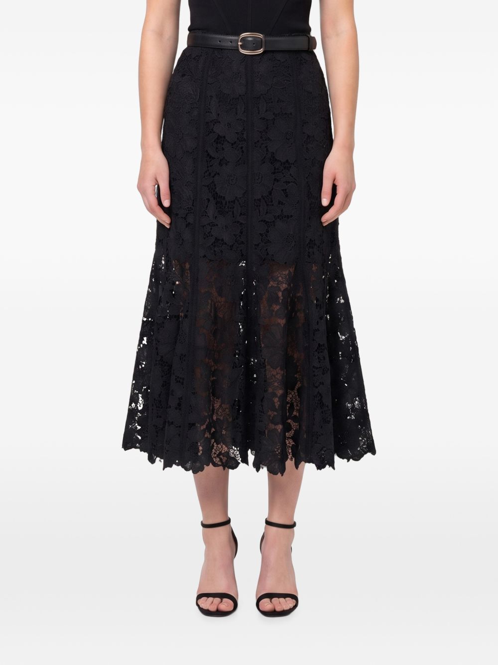 Self-portrait Skirts BLACK