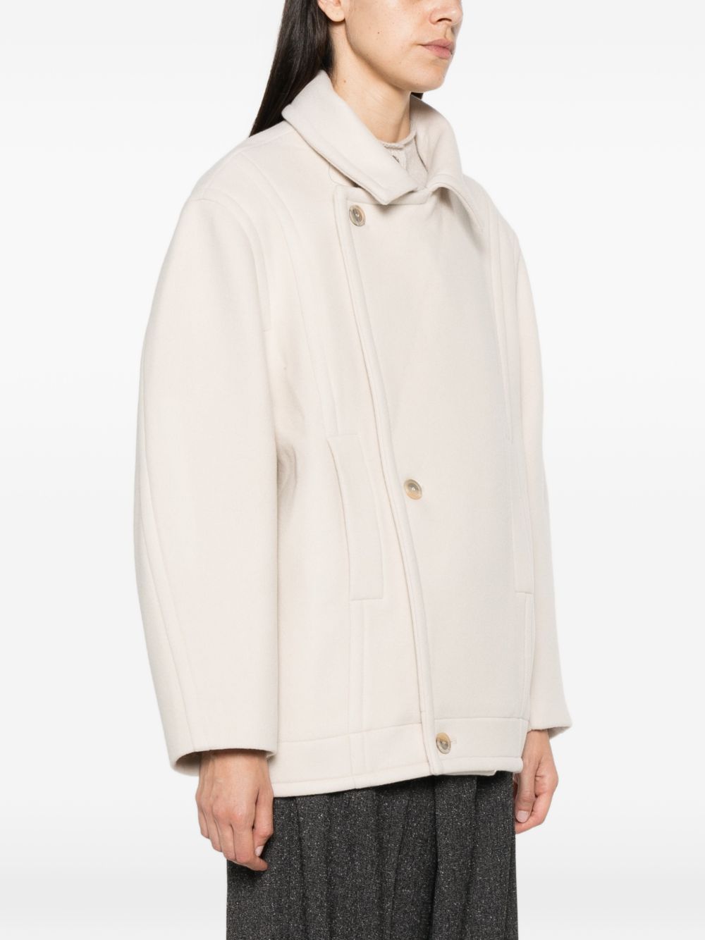 Semicouture Coats BEIGE