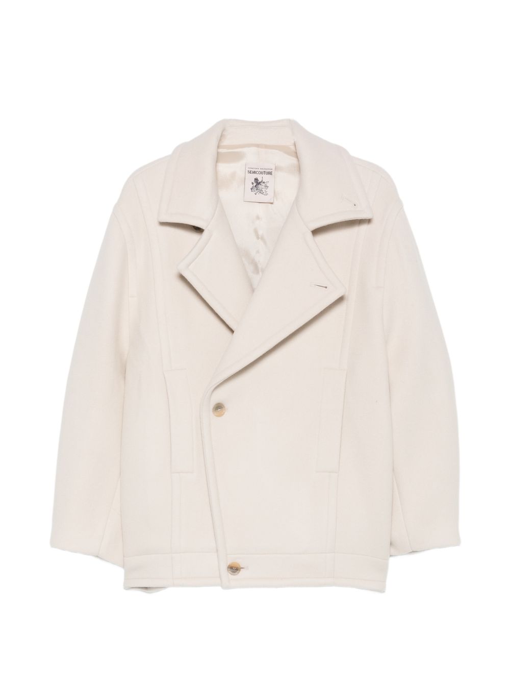 Semicouture Coats BEIGE