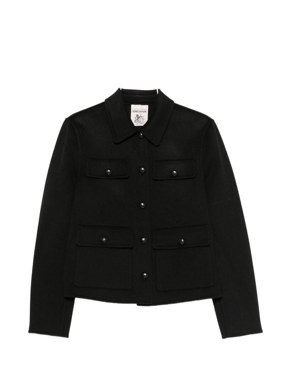 Semicouture Jackets BLACK