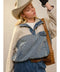 Sherpa Denim Quarter Zip Pullover