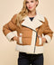 Sherpa Trim Padded Puffer Jacket