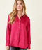 Silky Shirt - Fuchsia