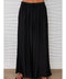 Silky Wide Leg Pants - Black