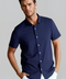 Cinqo 'Single Shot' Short Sleeve Shirt - Blue Night