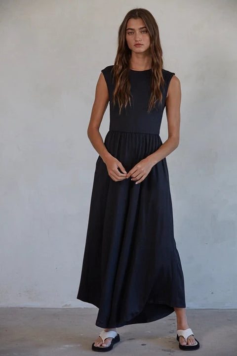 Knit Polyester Spandex Open Back Wide Leg Jumpsuit