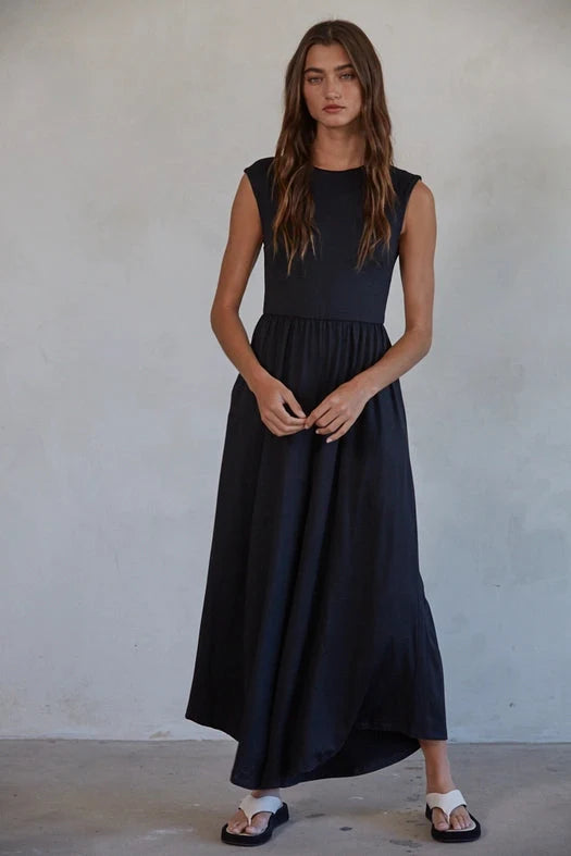 Knit Polyester Spandex Open Back Wide Leg Jumpsuit