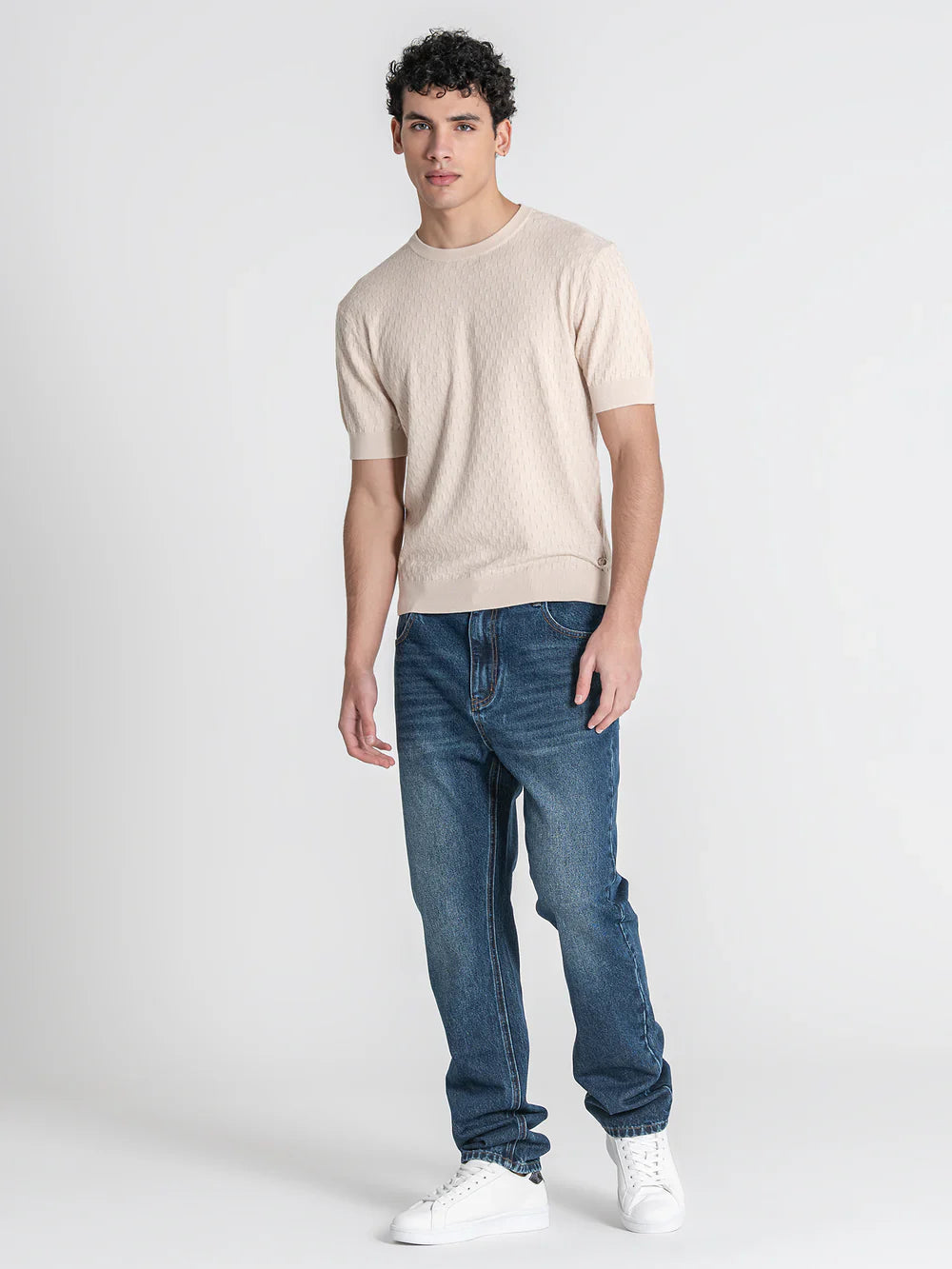 Squared Knit Tee