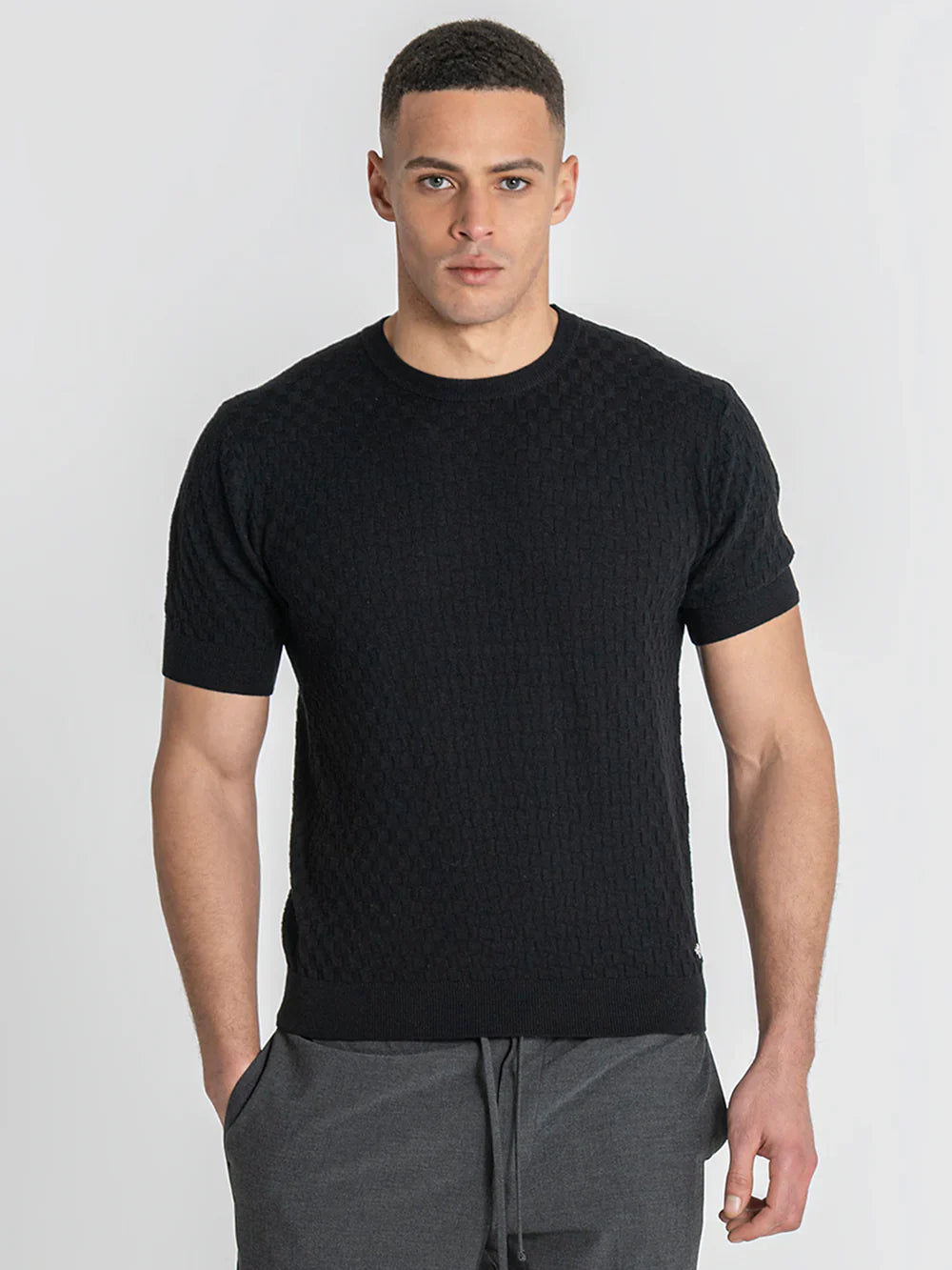 Squared Knit Tee