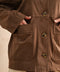 Suede Button Front Jacket