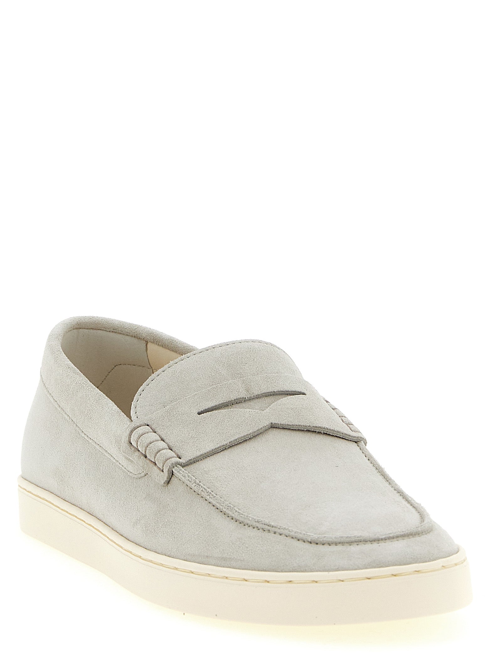 Suede Loafers with Comfortable Latex Sole