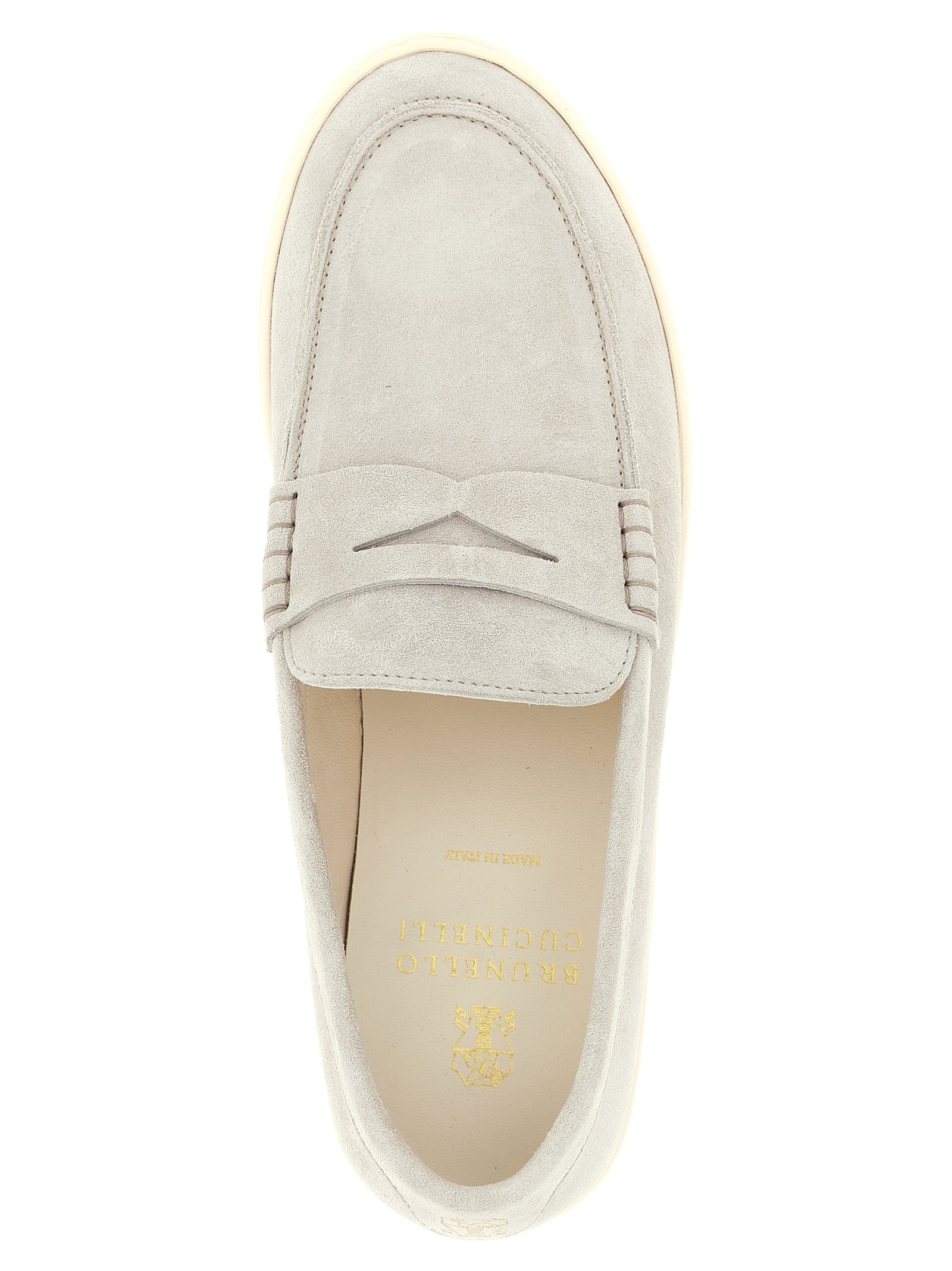 Suede Loafers with Comfortable Latex Sole