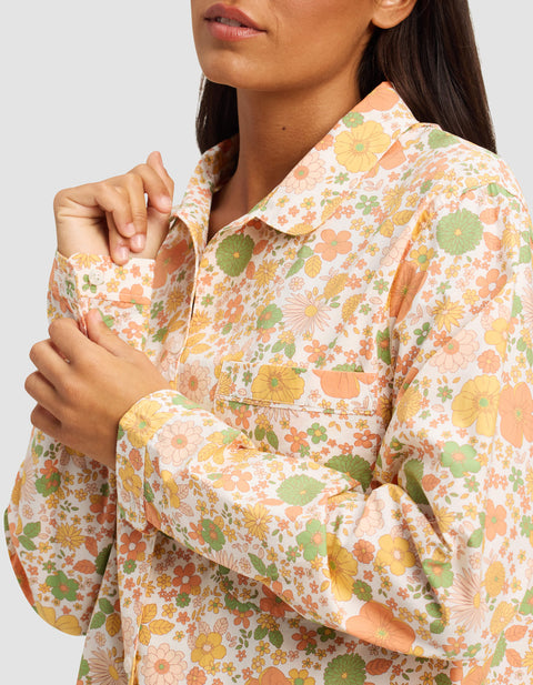 Women's Sutton Long Sleeve Pajama Top