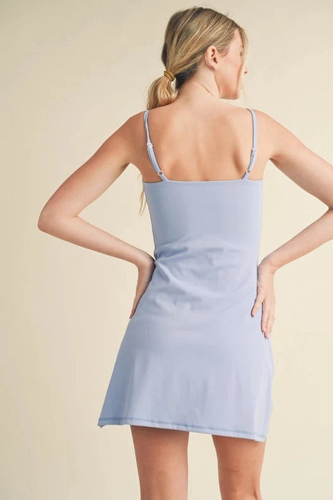 Sweetheart Blue Dress Elegant Women’s Dress