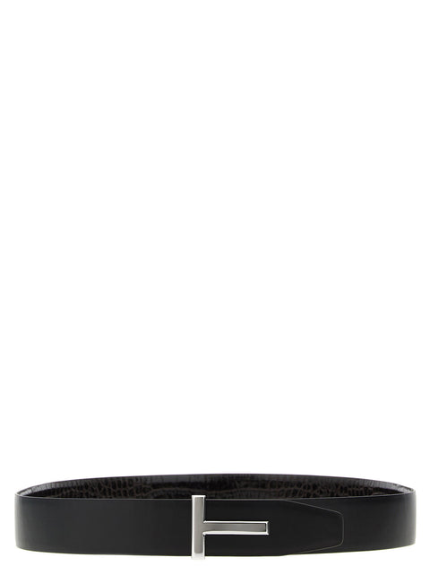 Tom Ford Reversible Crocodile Leather Belt