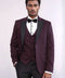Vested Burgundy Tuxedo | Wessi