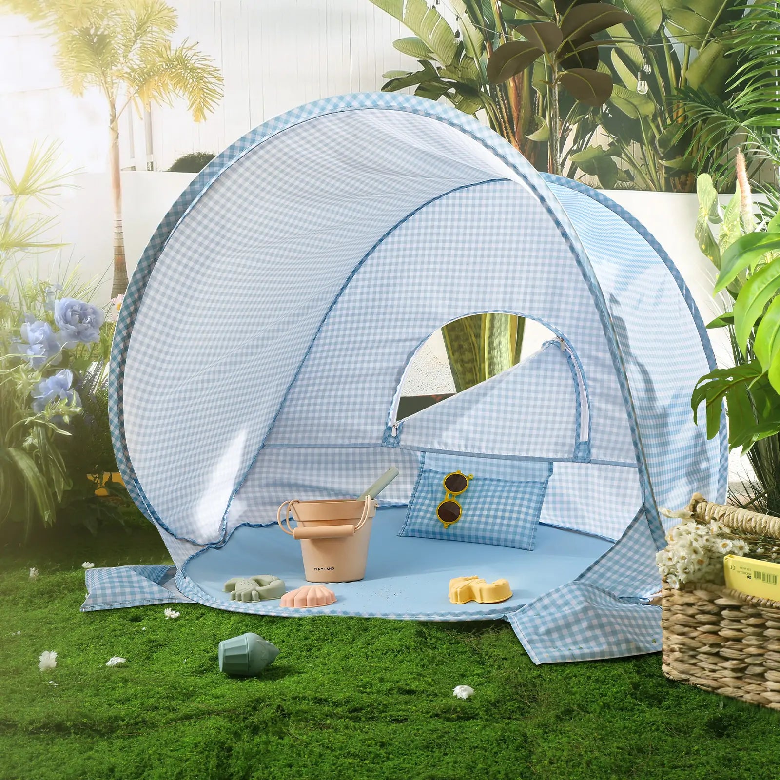 Tiny Land® One-Stop Beach Toy & Tent Set