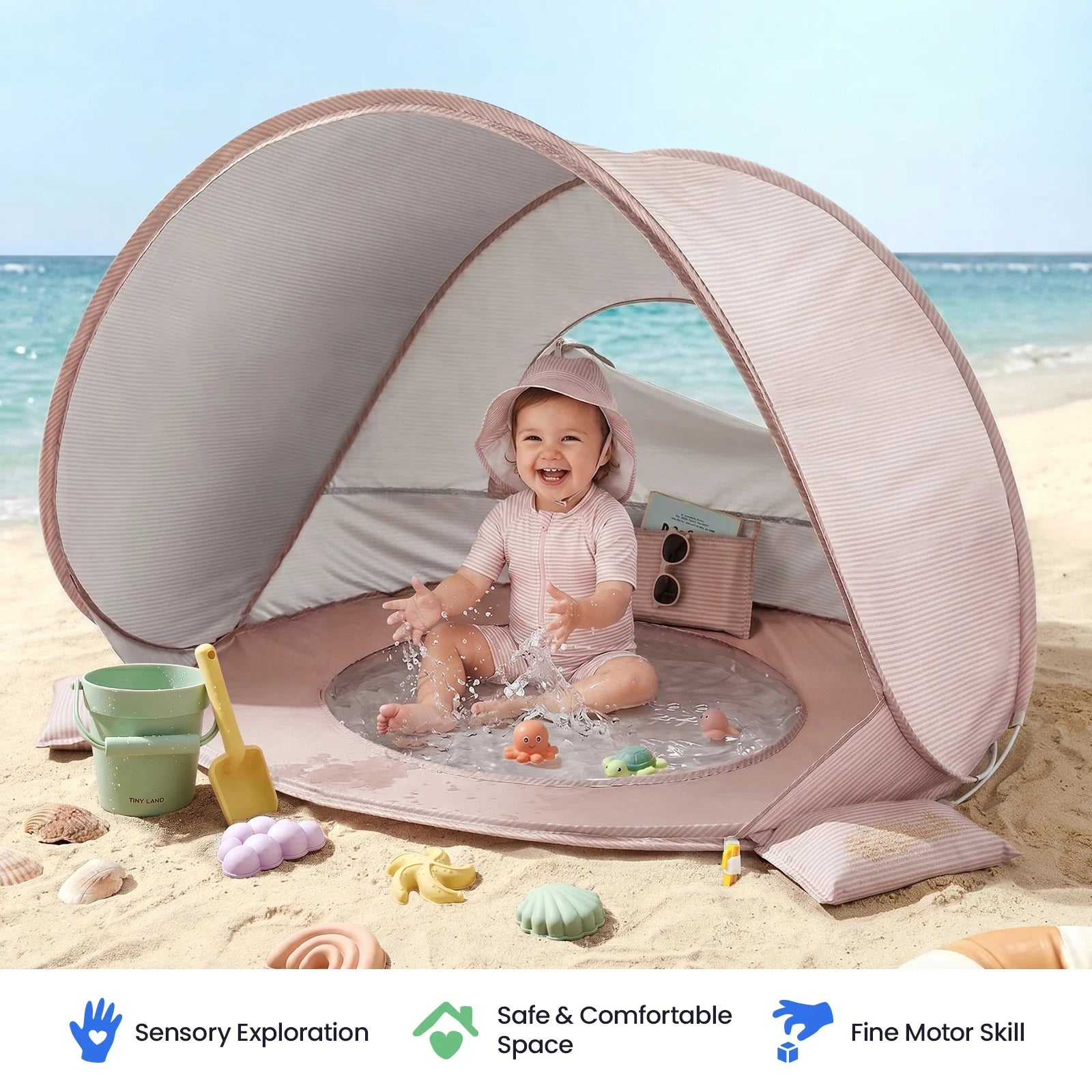 Tiny Land® 3-in-1 Baby Beach Tent
