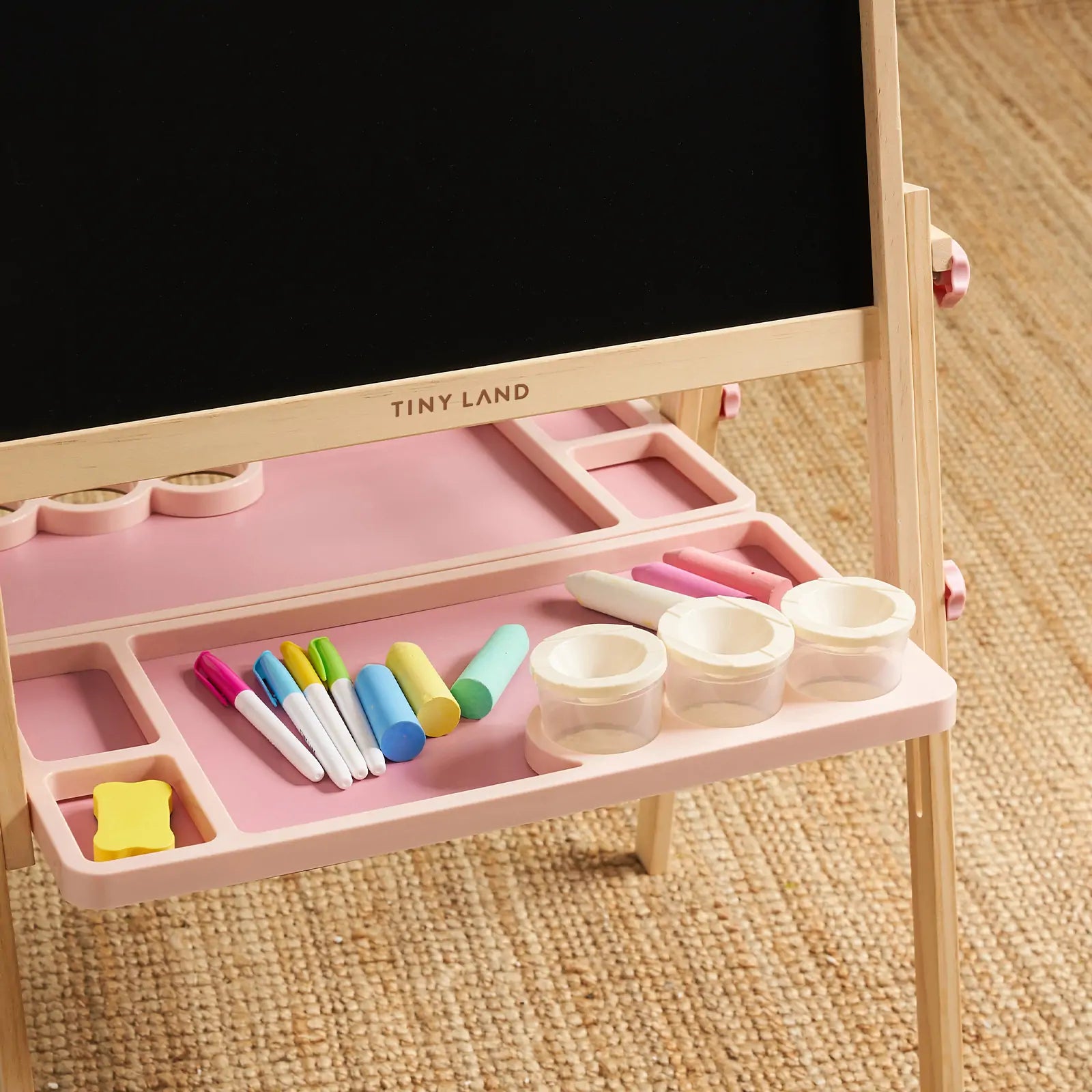 Tiny Land® Pink Magnitales Easel & Paper Roll Set