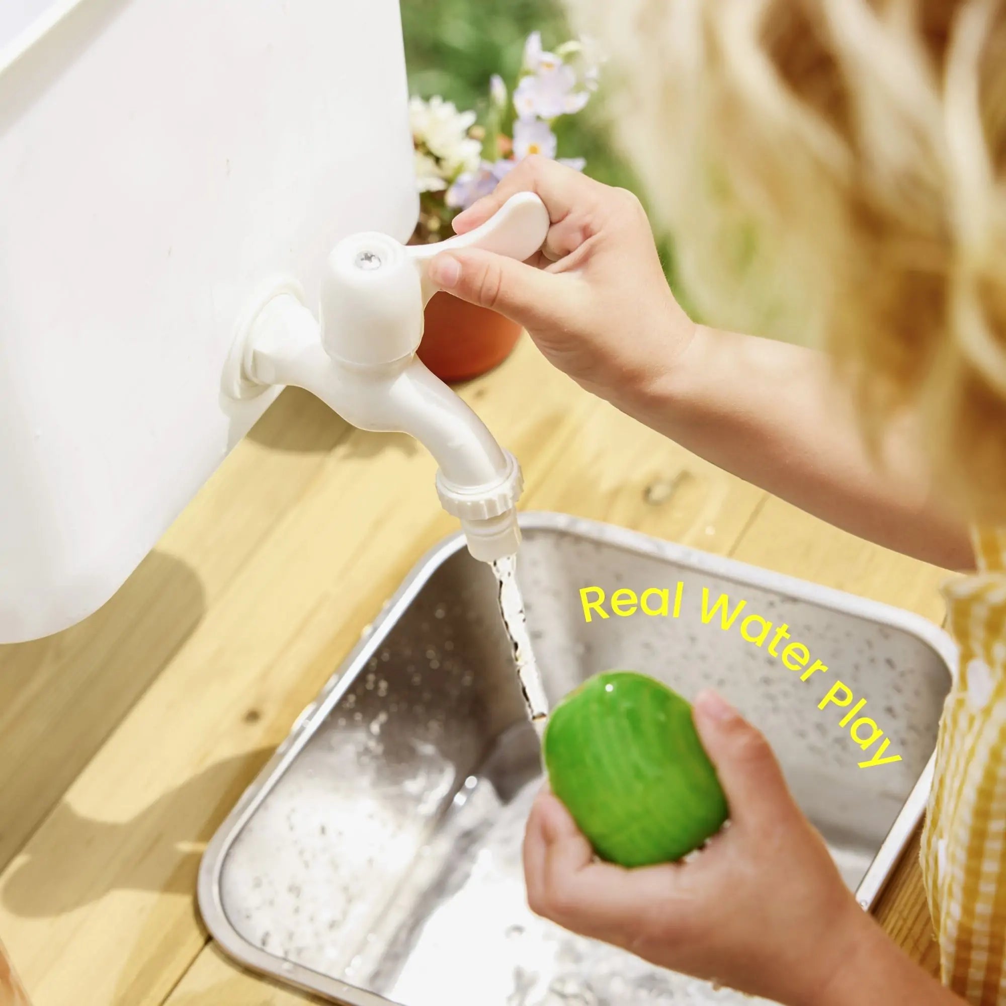 Tiny Land® Mud Kitchen - DuoPlay Outdoor Play Kitchen for Kids