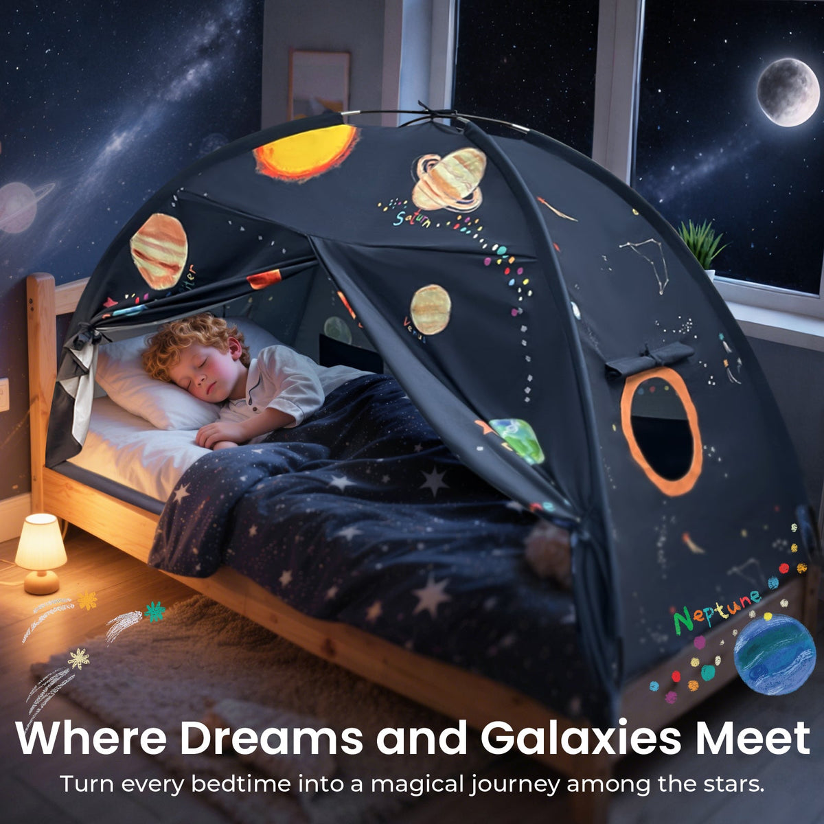 Tiny Land® Versatile Kids Bed Tent & Play Tent