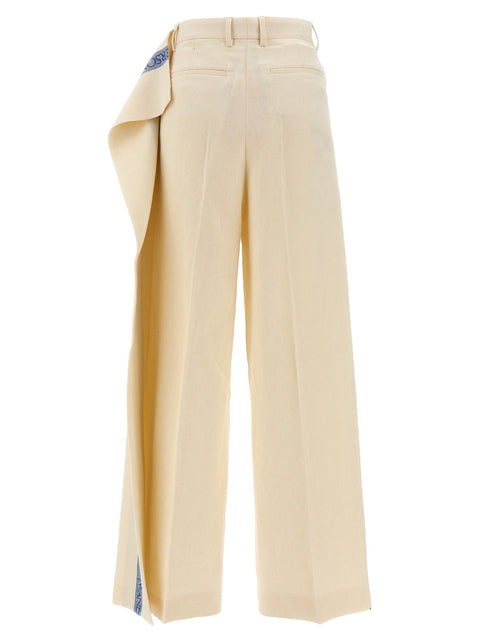 J.w.anderson Logo Band Panel Pants