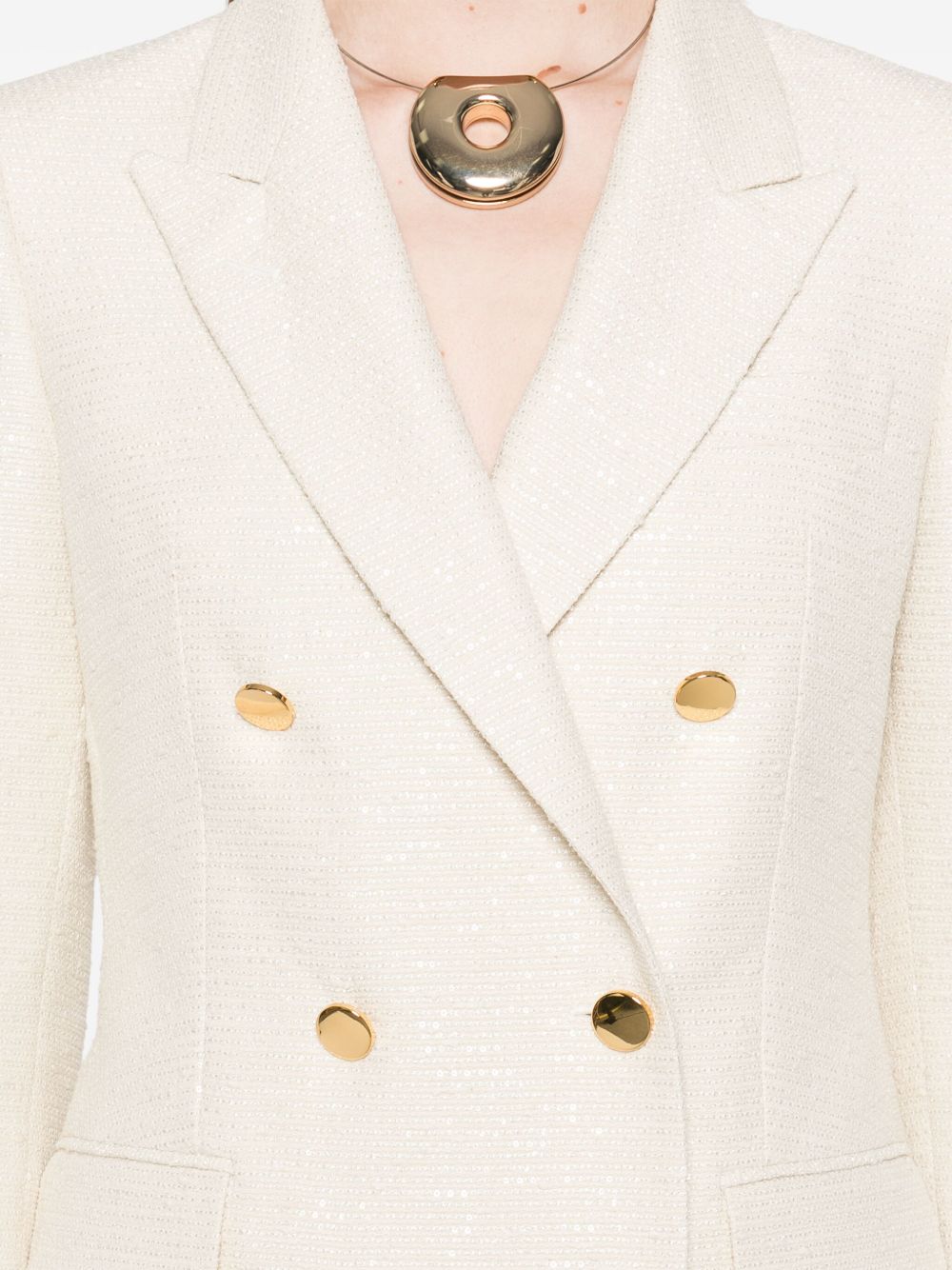 Tagliatore Cotton blend double-breasted jacket
