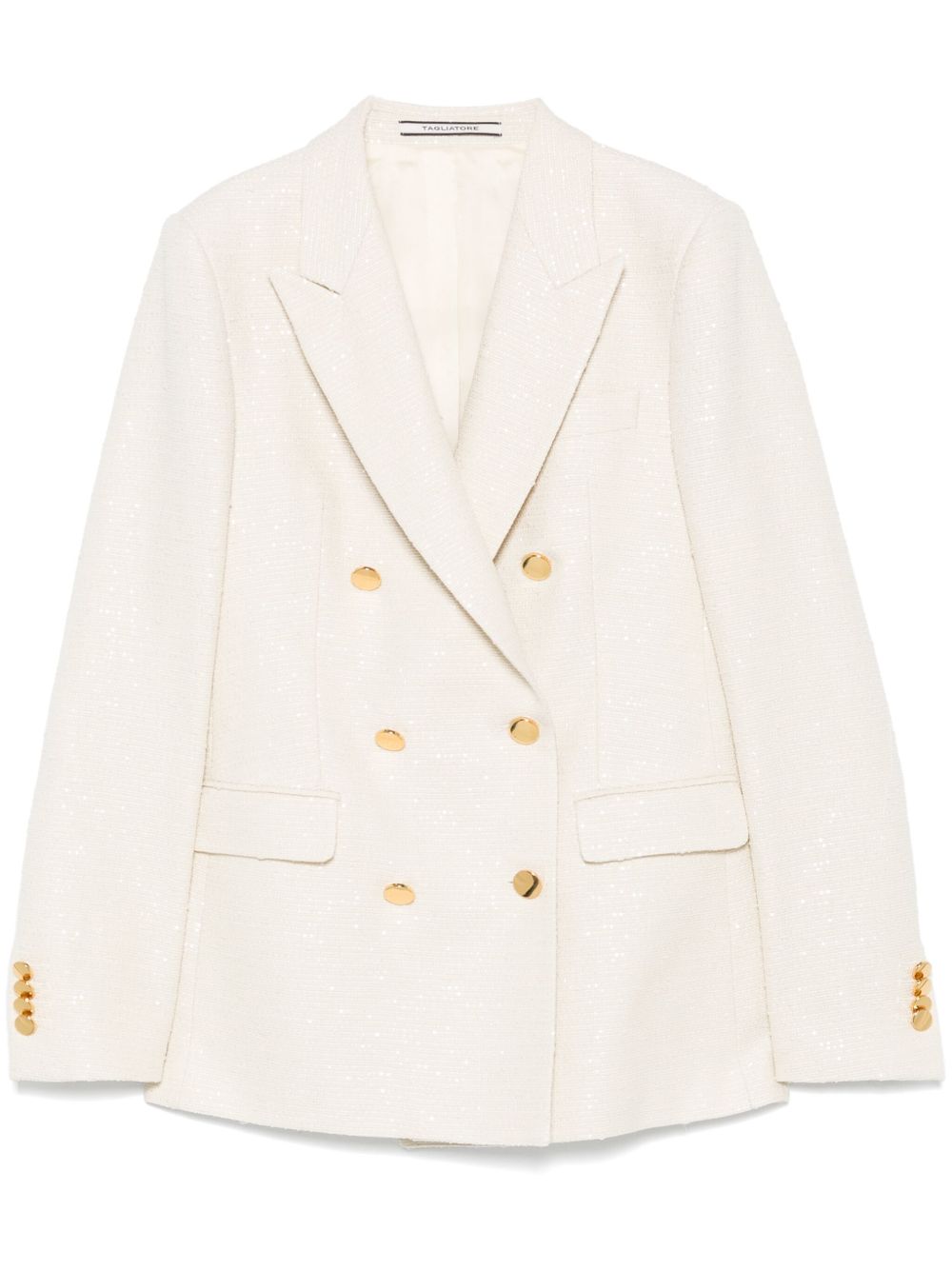 Tagliatore Cotton blend double-breasted jacket