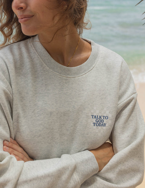 Talk to God Unisex Crewneck