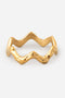 Textured Wavy Ring