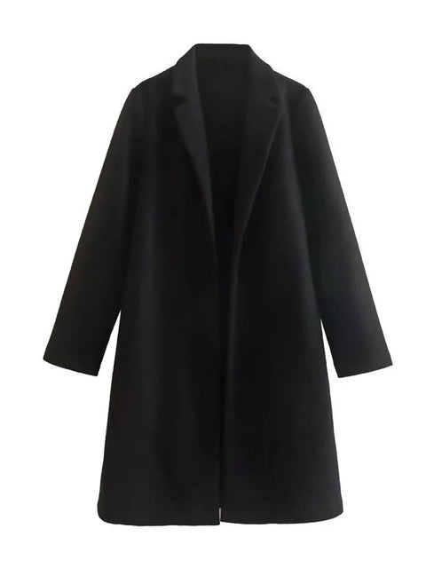 The Famous Zara Coat Solid Woolen Coats White Label