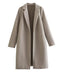 The Famous Zara Coat Solid Woolen Coats White Label