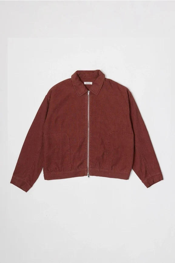 The Hayden Jacket | Cropped Corduroy Jacket - BRICK