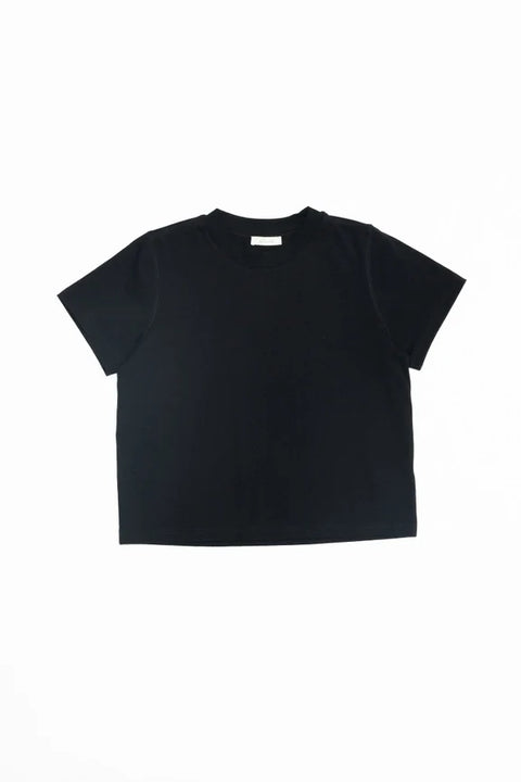 The Lanie Top | Everyday Cotton T-Shirt BLACK