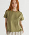 The Lanie Top | Everyday Cotton T-Shirt - SAGE