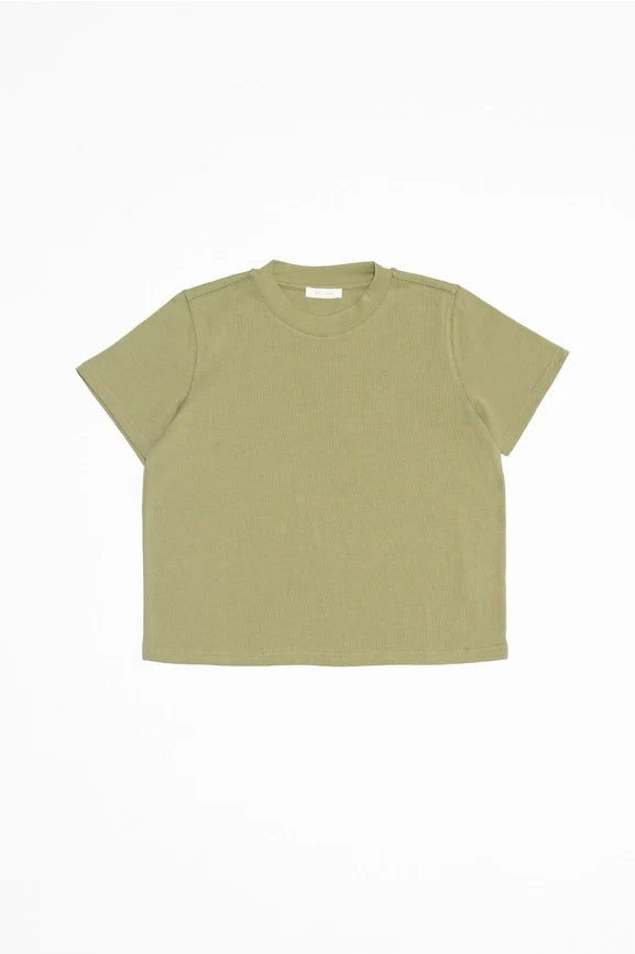 The Lanie Top | Everyday Cotton T-Shirt - SAGE