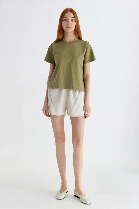 The Lanie Top | Everyday Cotton T-Shirt - SAGE