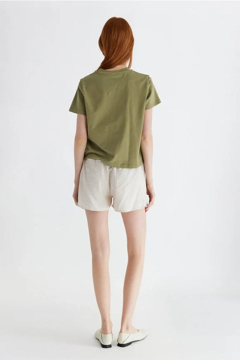 The Lanie Top | Everyday Cotton T-Shirt - SAGE