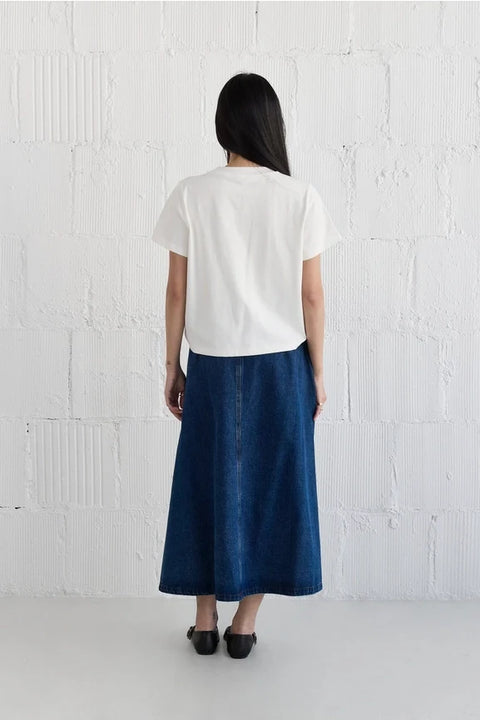 The Lanie Top | Everyday Cotton T-Shirt WHITE