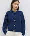 The Lucy Cardigan | Boxy Fit Button-Down Cardigan NAVY