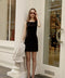 Nikki Mini Dress Brushed Cotton Black