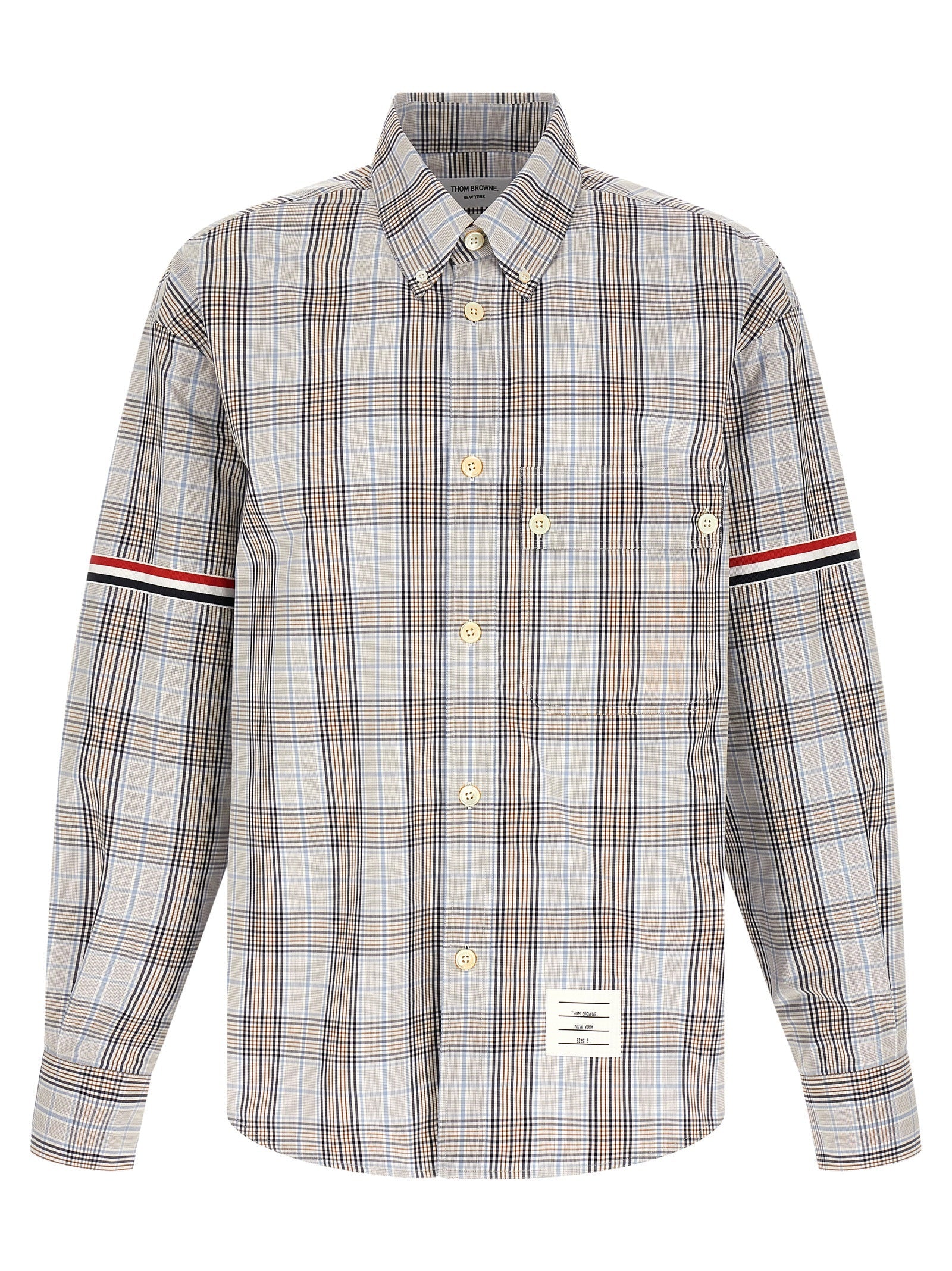 Thom Browne  Oversized Rwb Shirt