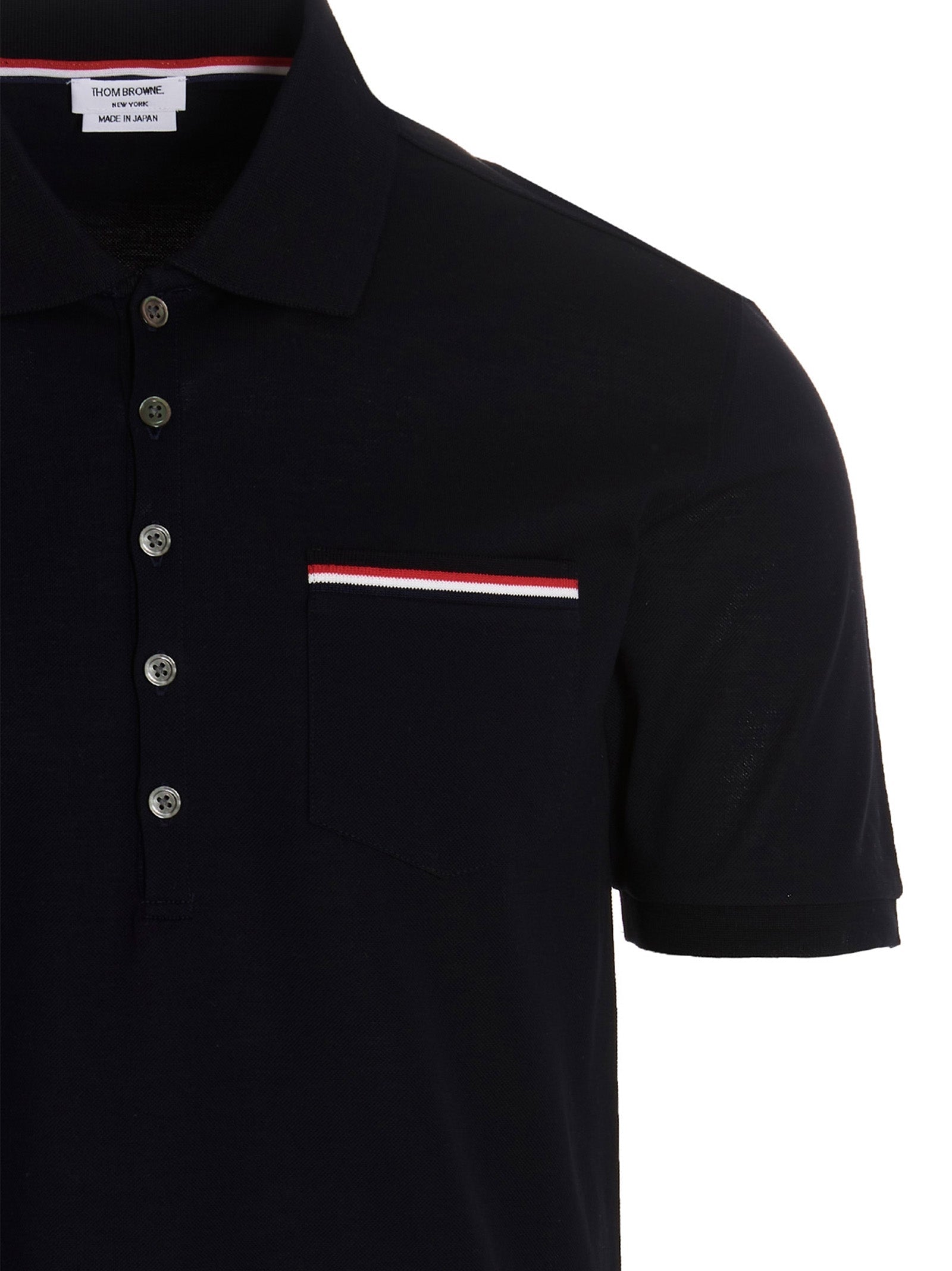 Cotton Piqué Polo Shirt with RWB Detail