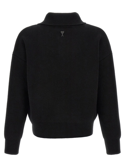 Ami Paris Ami De Cœur Patch Sweater