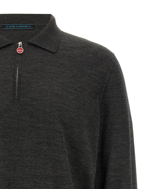 Kiton Halfzip Polo Shirt