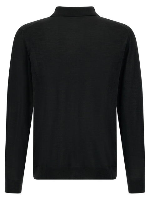 Kiton Wool Polo Shirt 14 Microns