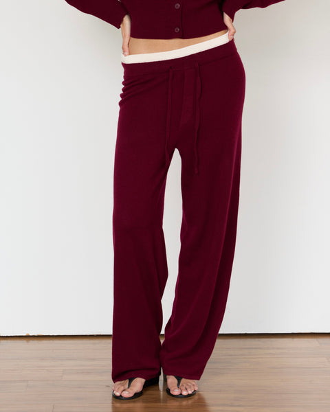 Tove Layered Cashmere Blend Pant