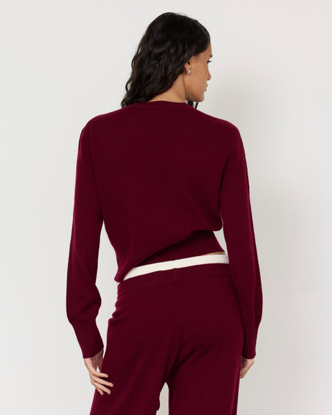 Tove Layered Cashmere Blend Crewneck