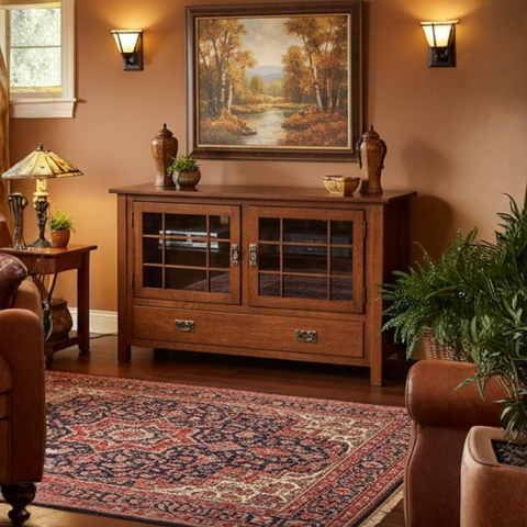 Mission Quarter Sawn Oak 48" TV Stand